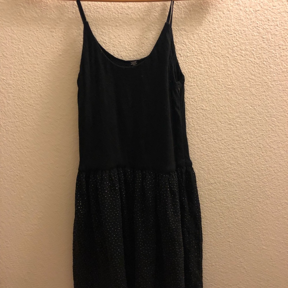 Black rhinestone dress